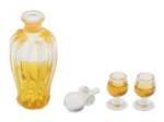 (image for) Tall Urn Decanter w/ 2 Filled Glasses