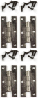 (image for) Pewter H Hinges With Nails 4pcs