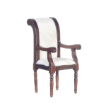 (image for) White Fabric Armchair