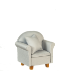 (image for) Gray Chair With Pillow