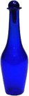 (image for) Tall Cobalt Blue Glass Decanter