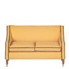 (image for) Vintage Fauteuil Upholstered Sofa - Gold