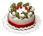 (image for) Holly & Berry Christmas Cake