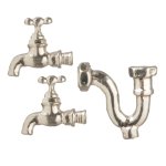 (image for) 1/2in Scale Spigots & Trap Silver 3pc