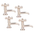 (image for) Bathroom Brass Spigots Chrome 4pc