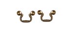 (image for) Antique Brass Drawer Pulls 2pc