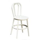 (image for) 1/2in Scale Barstool Tall Chair - White - Metal