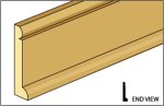 (image for) 1/2in Baseboard Molding