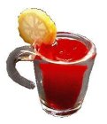 (image for) Glass of Punch w/ Lemon Slice Garnish