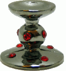 (image for) Ruby Encrusted Short Candlestick Holder