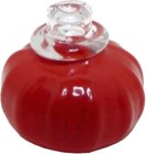 (image for) Orange Glass Jar With Lid