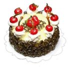 (image for) Cherry Chocolate Cream Decoration Cake