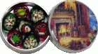 (image for) Christmas Cookies in Cozy Fireplace Tin