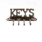 (image for) Antique Brass Key Rack