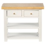 (image for) Kitchen Counter Work Table - White & Oak