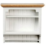 (image for) Kitchen Wall Shelf - White & Oak