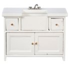 (image for) Kitchen Sink - Stove - Cabinet - White