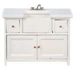 (image for) Kitchen Sink - Stove - Cabinet - White