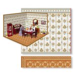 (image for) Tan Deco Tiled Room Decorating Kit #3