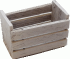 (image for) Tall Whitewashed Produce Crate