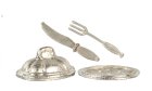 (image for) Covered Tray Silver 4pc