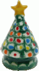 (image for) Ceramic Christmas Tree w/ Gold Star