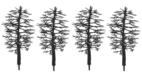 (image for) Bare Trees 4pcs