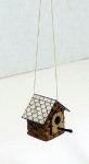 (image for) Hanging Birdhouse w/ Shingle Roof