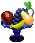 (image for) Fruit in Glass Pedestal Plate