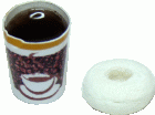 (image for) Coffee and Sugar Powdered Donut