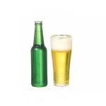 (image for) Green Beer Bottle & Glass