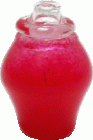 (image for) Red Glass Jar with Clear Top