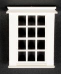 (image for) 1/2in Scale Georgian Window 12 pane