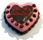 (image for) Pink Chocolate Valentine Cake