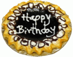 (image for) Happy Birthday Chocolate Pie