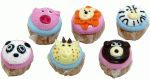 (image for) Pink Animal Cupcakes