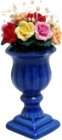 (image for) Multicolored Rose Bouquet in Blue Planter