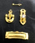 (image for) Gold Metal Door Hardware Set 4pc