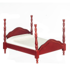 (image for) Mahogany Cannonball Bed