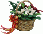 (image for) Christmas Arrangement in Basket