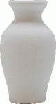 (image for) Unglazed White Vase