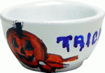 (image for) Trick Or Treat Jack-O-Lantern Ceramic Bowl