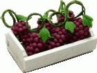 (image for) Red Grapes in Whitewashed Crate