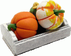 (image for) Gourds in Whitewashed Wooden Crate