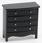 (image for) 4 Drawer Chest - Black