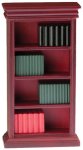 (image for) Bookshelf w/ Books - Mahogany