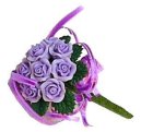 (image for) Purple Rose Bridal Bouquet