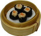 (image for) Sushi Rolls in Dim Sum Tray