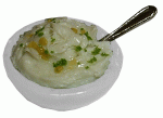 (image for) Mashed Potatoes in Bowl with Spoon