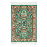 (image for) Turkish Woven Rug - Green Orange